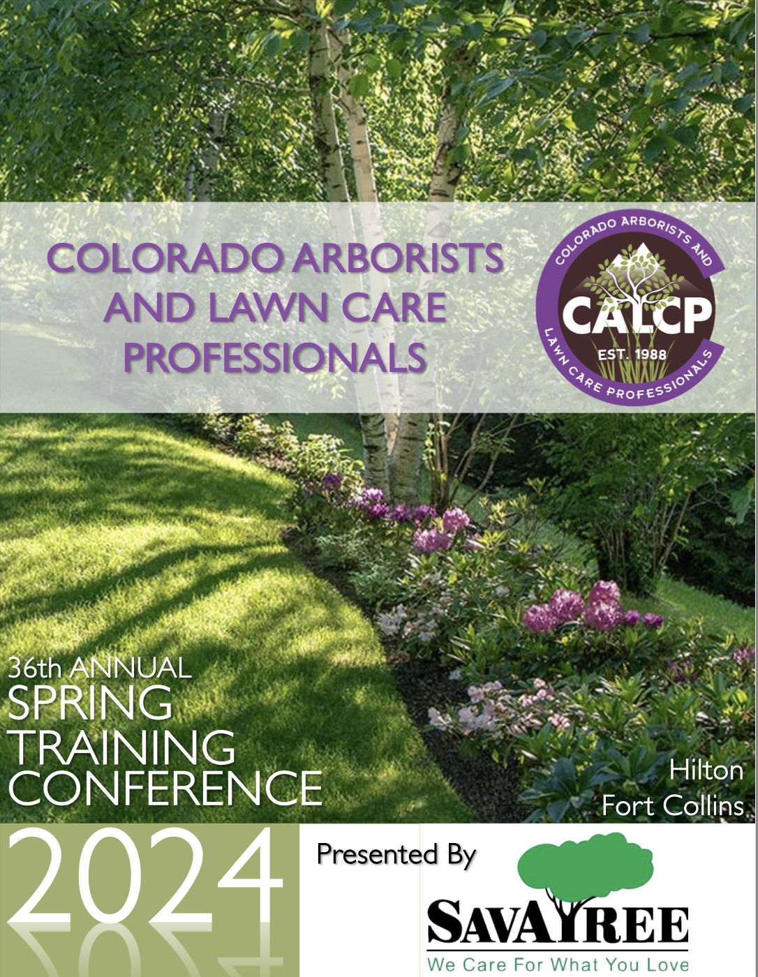 CALCP Spring Training Conference March 5 and 6 2024 Hilton Ft Collins program cover