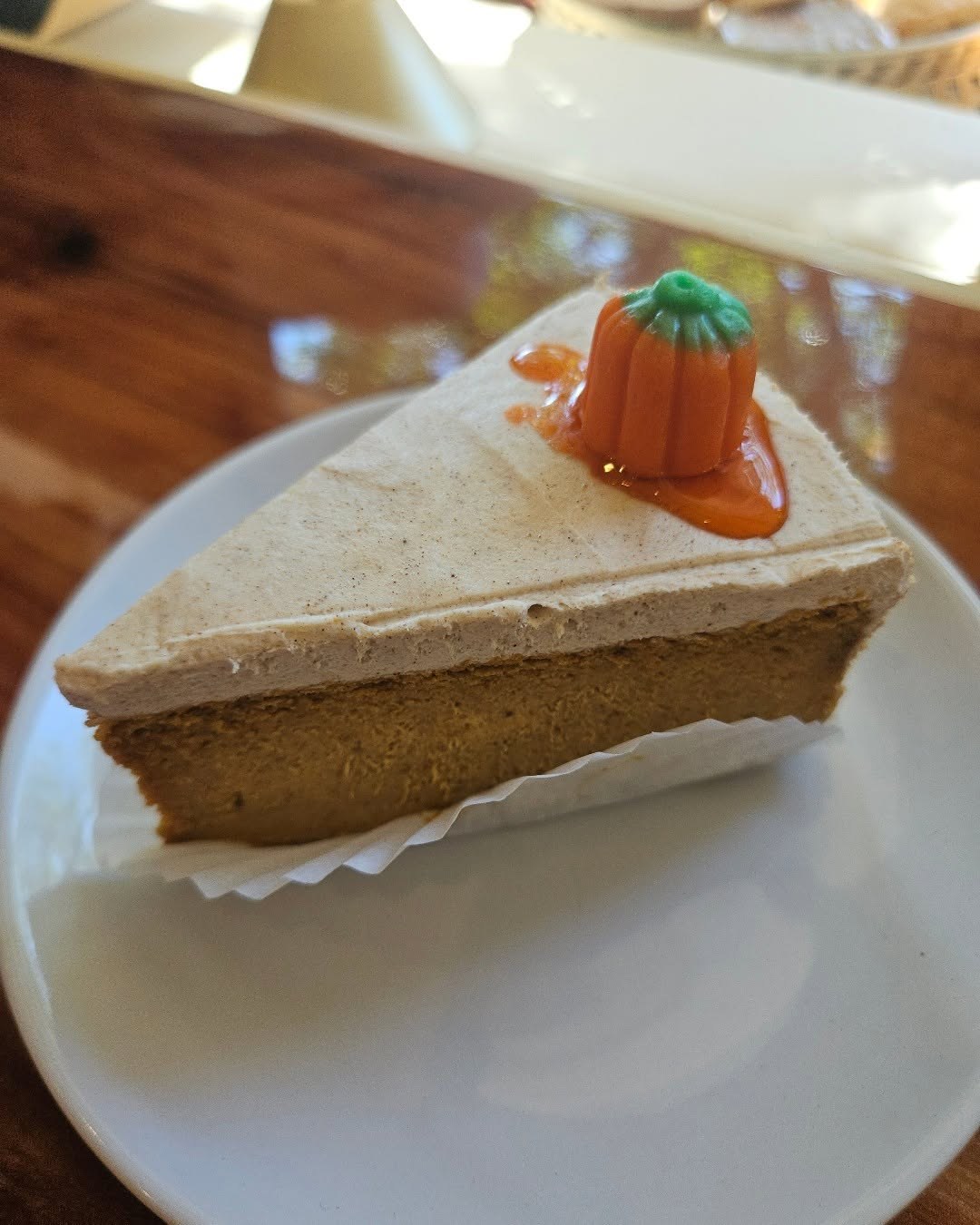 Pumpkin cheesecake — slice or whole