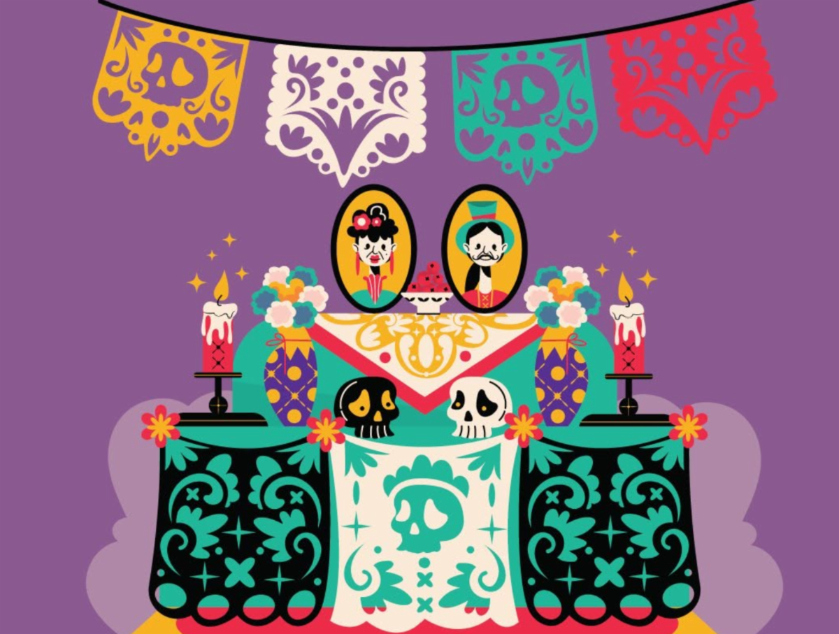 Día de los Muertos decorated cookies