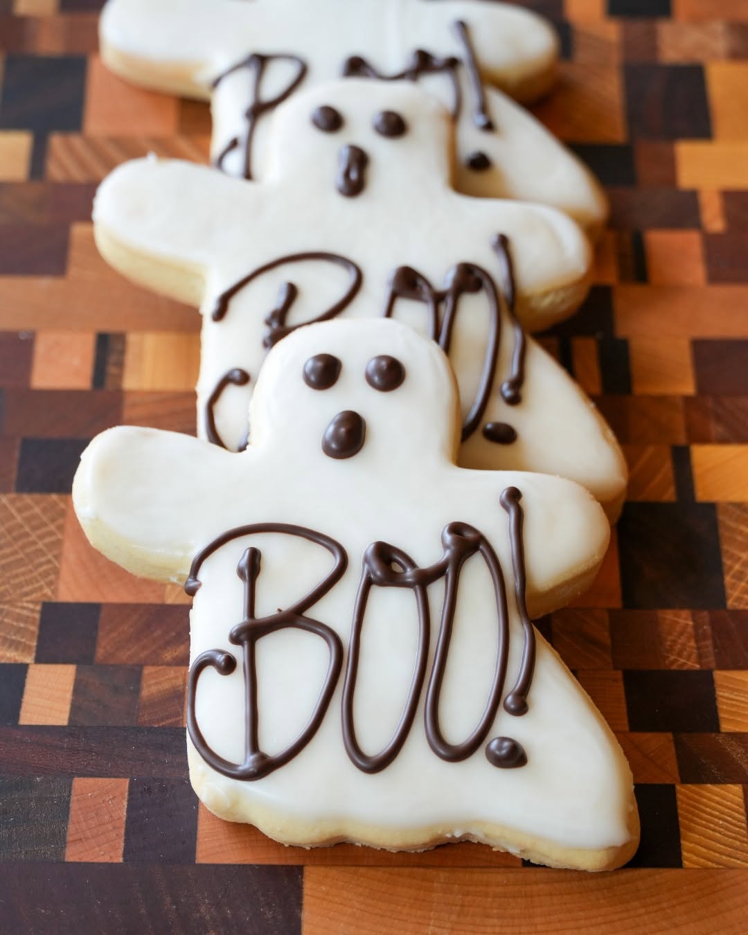 BOO! ghost cookies