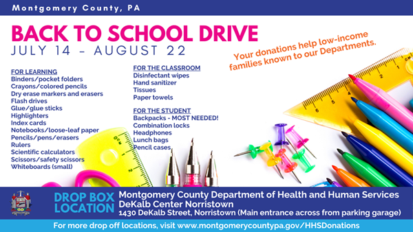 Montco Back to School Drive