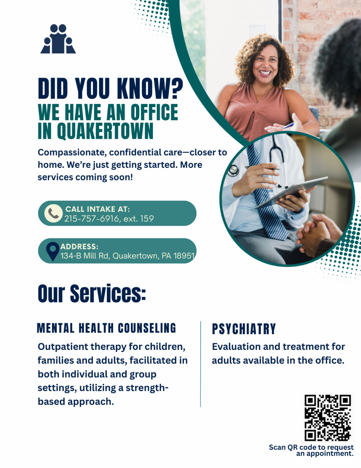 Family Service Association of Bucks County Quakertown Flyer