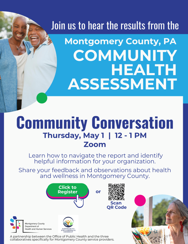 May 1 Montco Community Health Assessment Flyer
