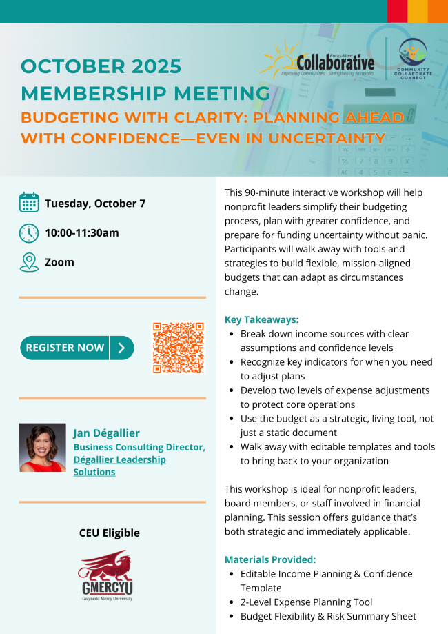 October 7 Membership Meeting