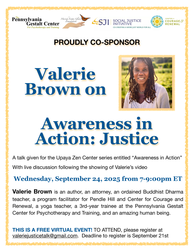 Awareness in Action - V Brown talk