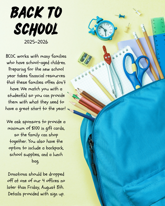 BCOC Back to School