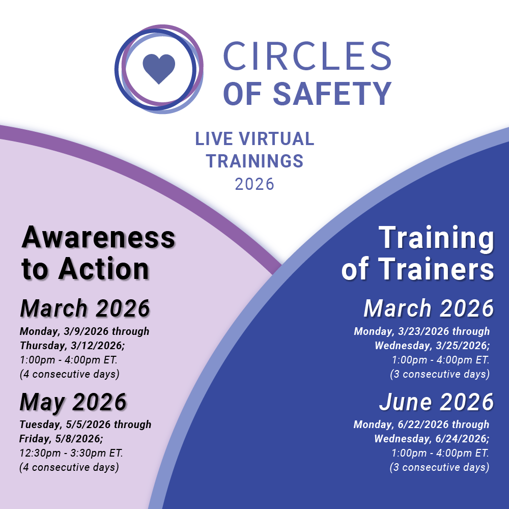 2026 Live Virtual Child Sex Abuse Prevention Trainings Available