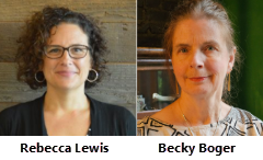Rebecca Lewis y Becky Boger