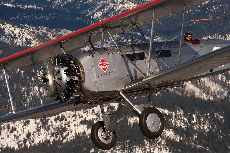 Beautiful Boeing 40B arrives at WAAAM