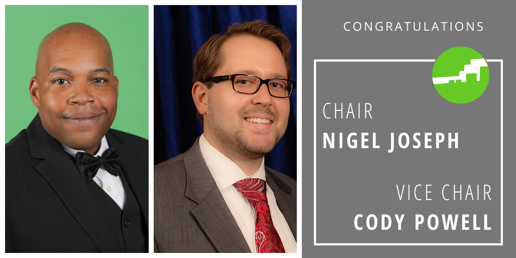 Congratulations to Planning Commission Chair Nigel Joseph and Vice Chair Cody Powell