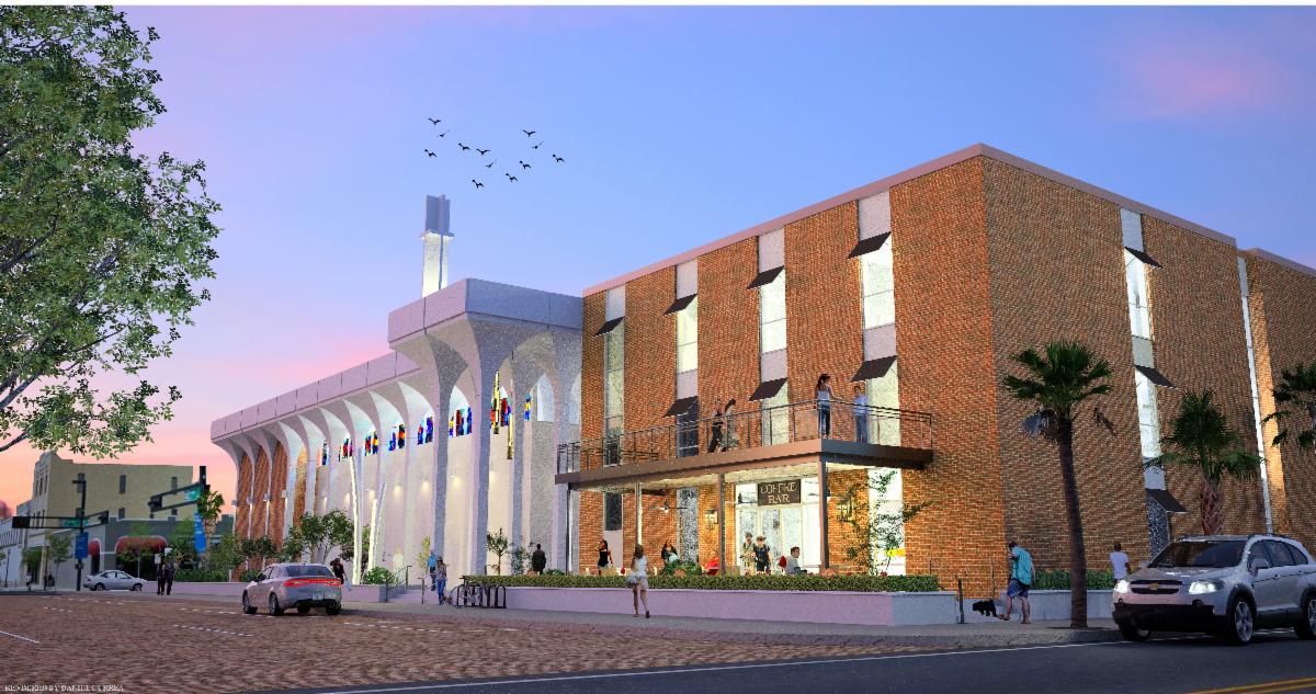 The Portico rendering