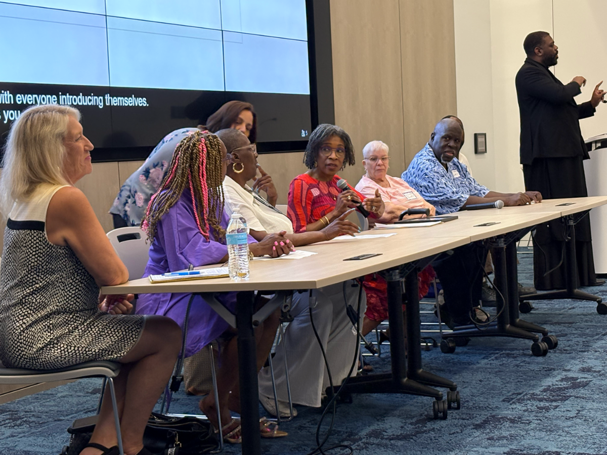 A panel hosted by GUCEDD Director Tawara Goode