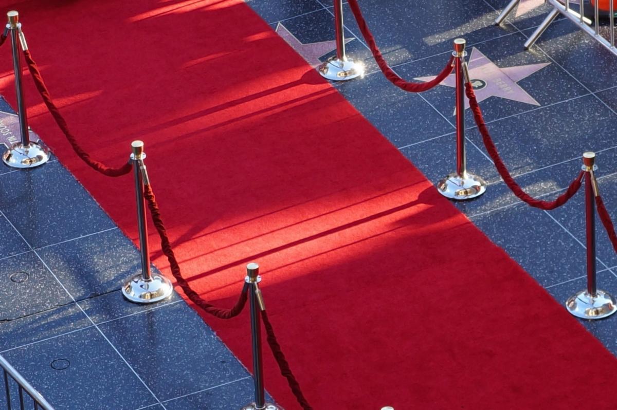 red carpet in hollywood