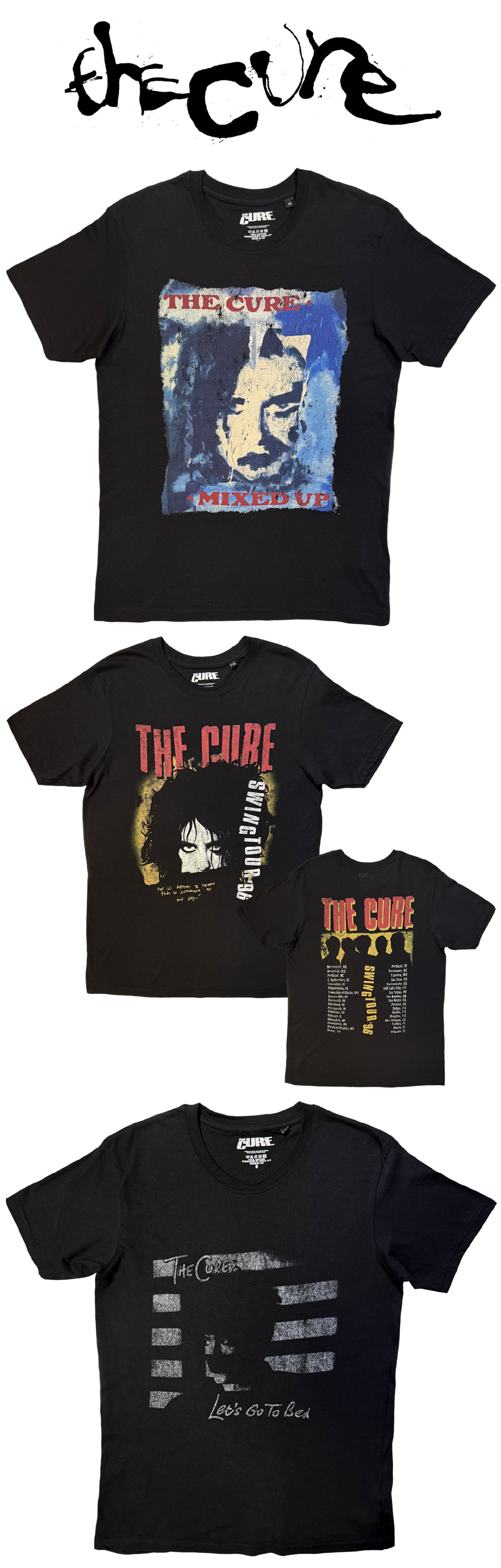 New The Cure merchandise