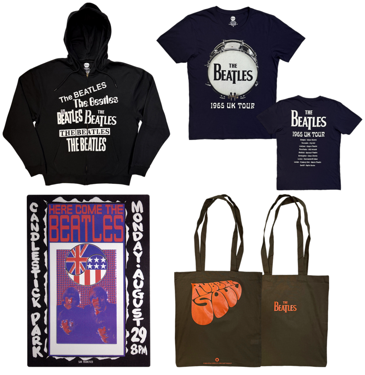 The Beatles merchandise coming soon