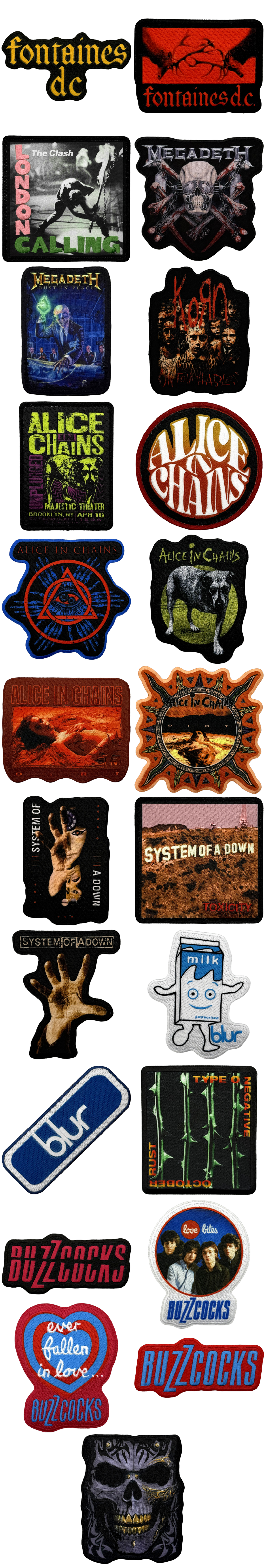 Patches and stickers coming soon to Rock Off