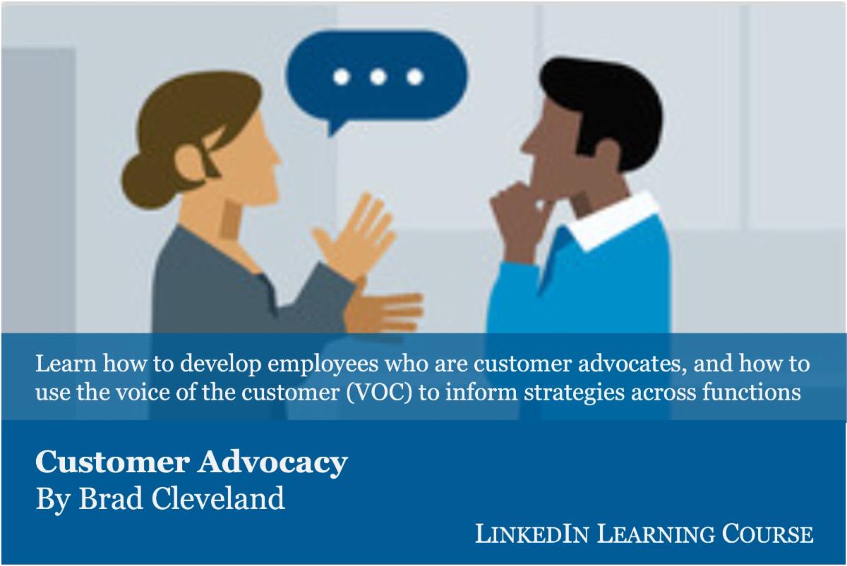 Customer Advocacy LinkedIn Learning Course