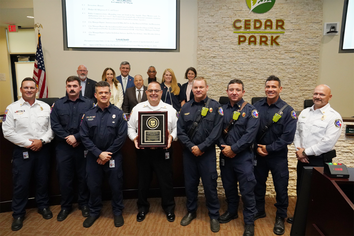 Cedar Park Fire Accreditation Image