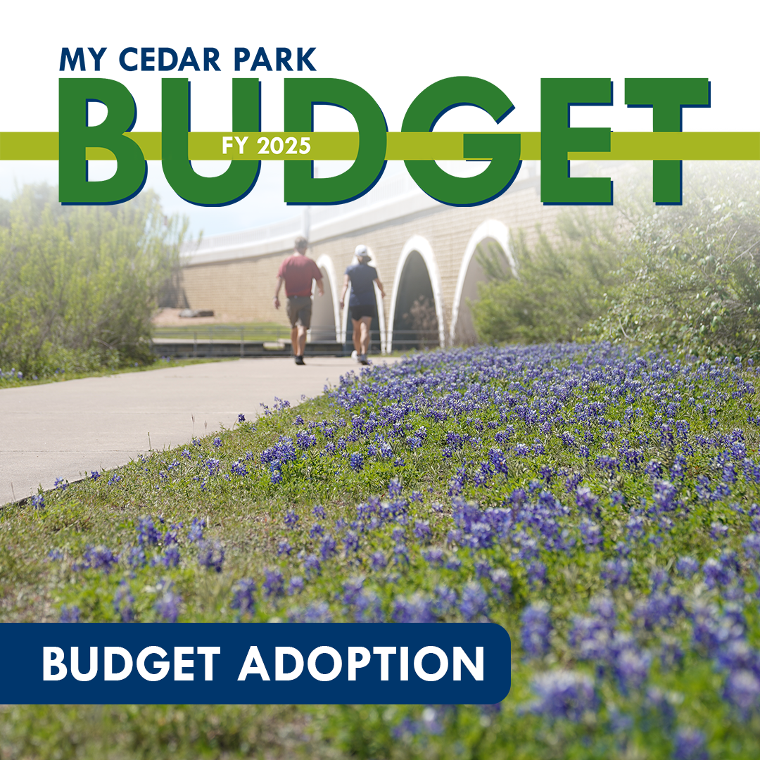 My Cedar Park Budget Image Link