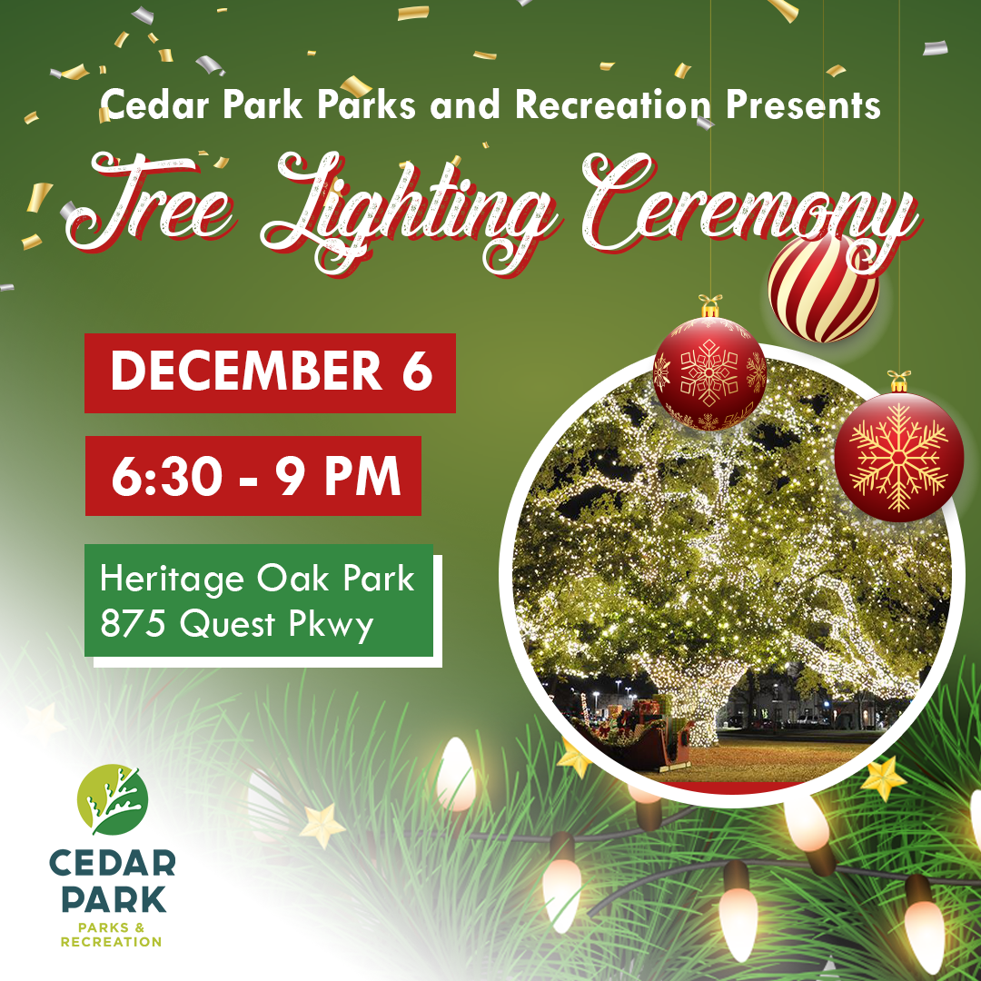 Cedar Park Tree Lighting Ceremony Image