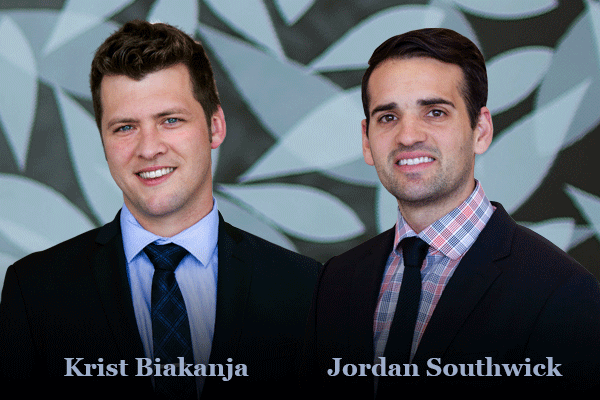 Krist Biakanja and Jordan Southwick