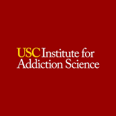 USC Institute for Addiction Science logo with red background