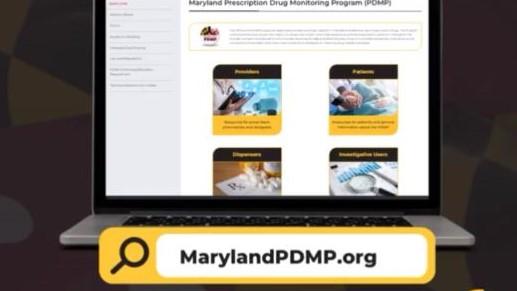 image of laptop featuring the PDMP web hub