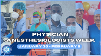 physician anesthesiologist week