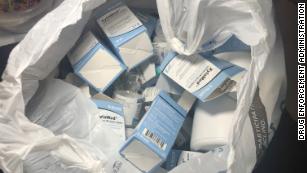bag full of xylazine boxes