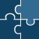NCSACW logo image of blue puzzle pieces