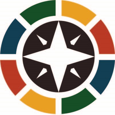 opioid response program logo colorful compass