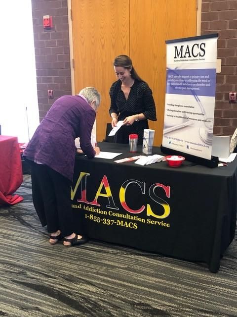 photo of MACS tabling at event