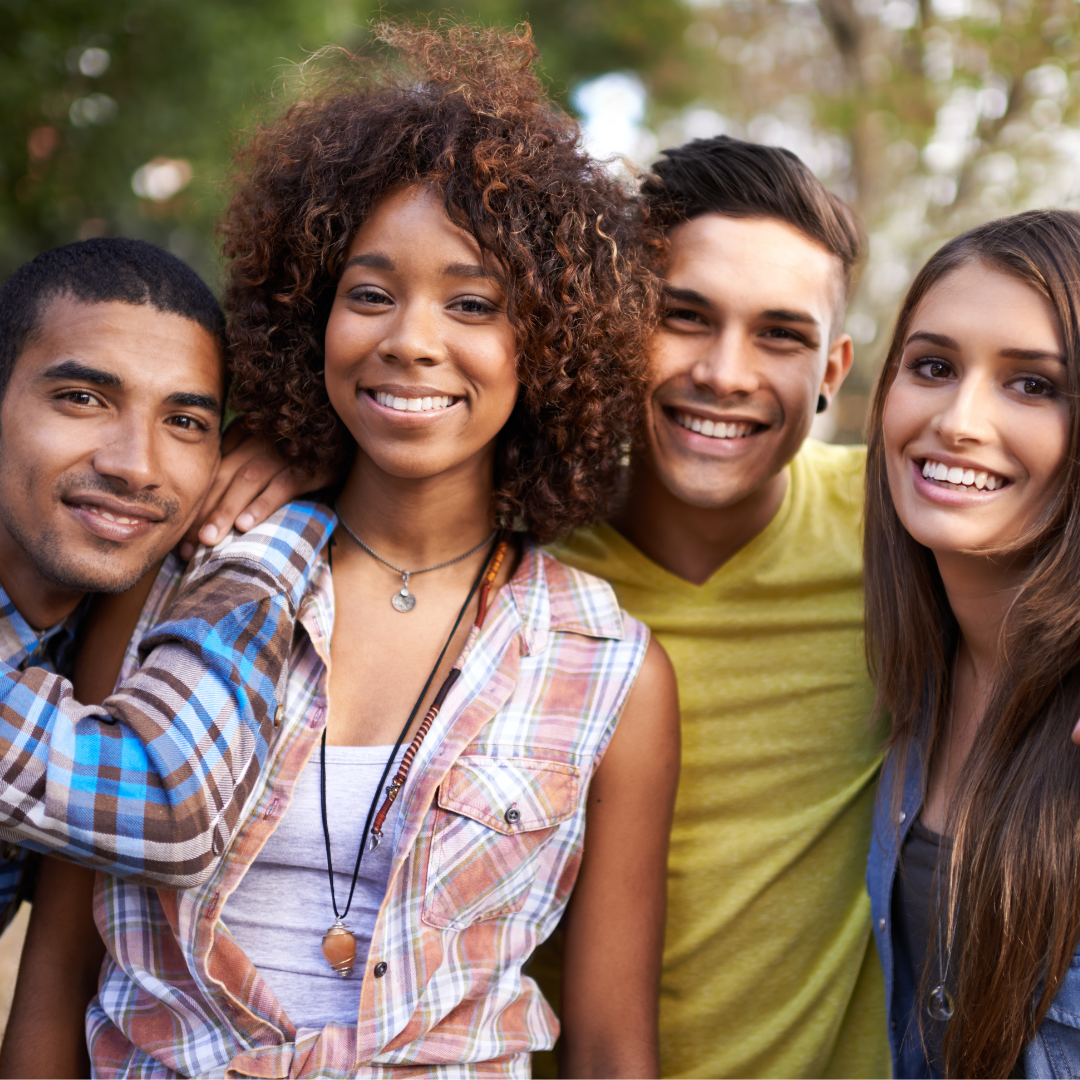 photo of youth smiling together