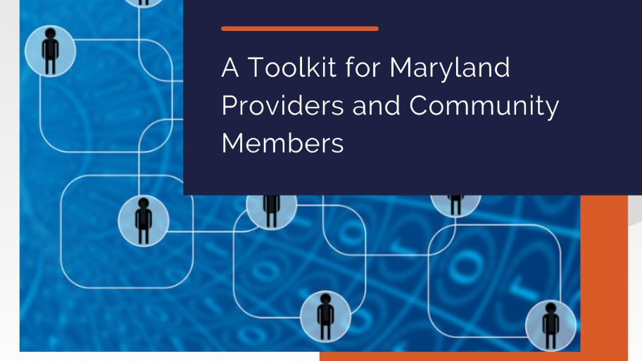 title of toolkit with blue and orange and beige background