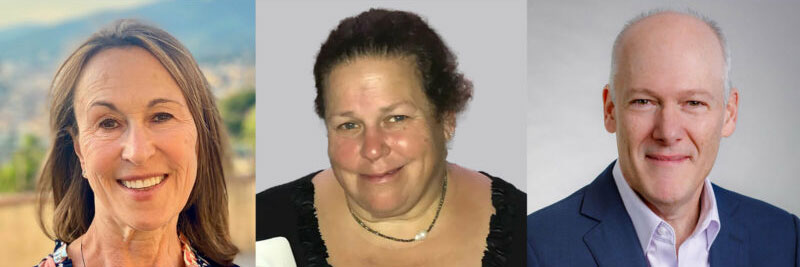 New JF&CS Board members: Karen Deresiewicz, Gayle Dublin, Adam Suttin