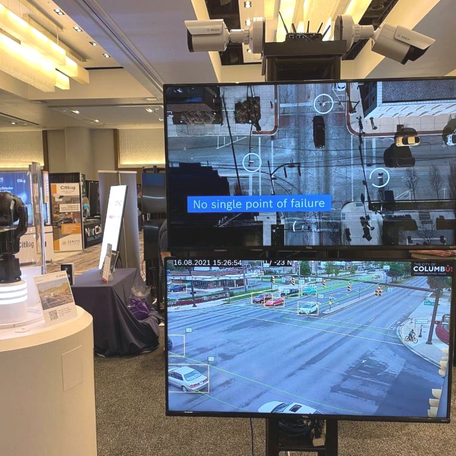 Bosch Video Systems booth at ITS California