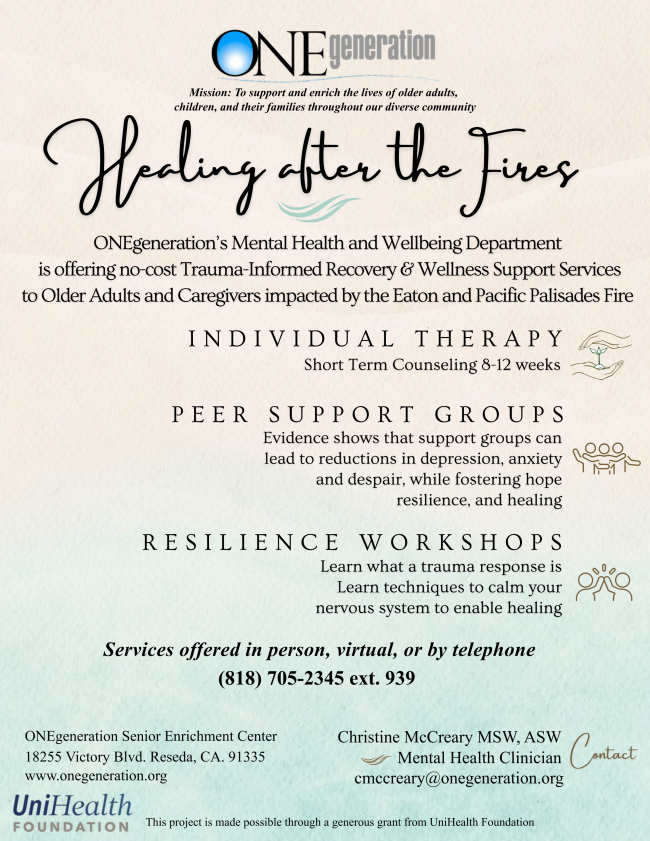 Healing After The Fires