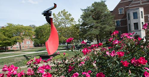 Funambulist sculpture