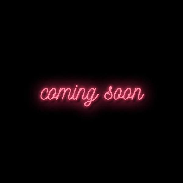 pink writing on a black background