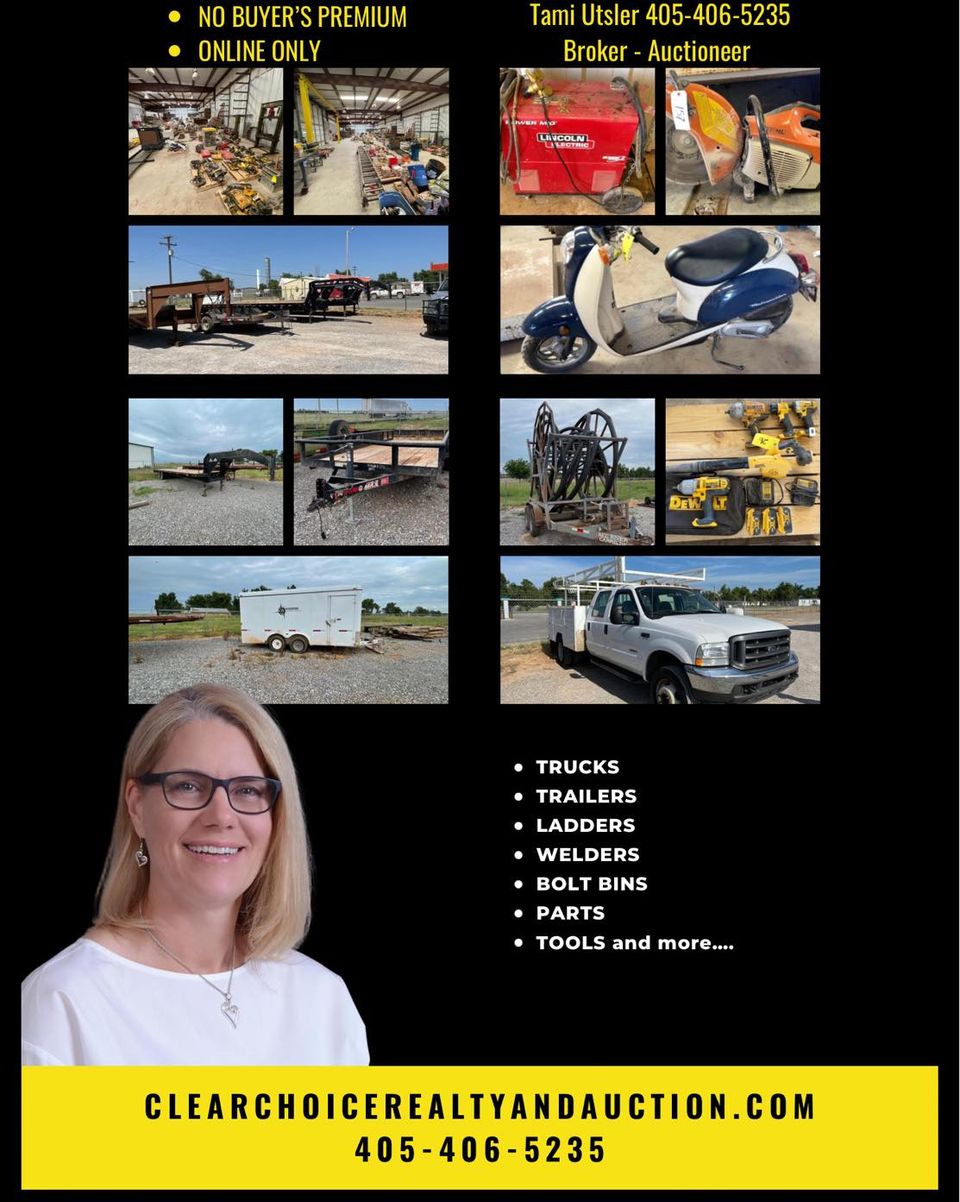 BID NOW • ONLINE AUCTION • AMBER, OK