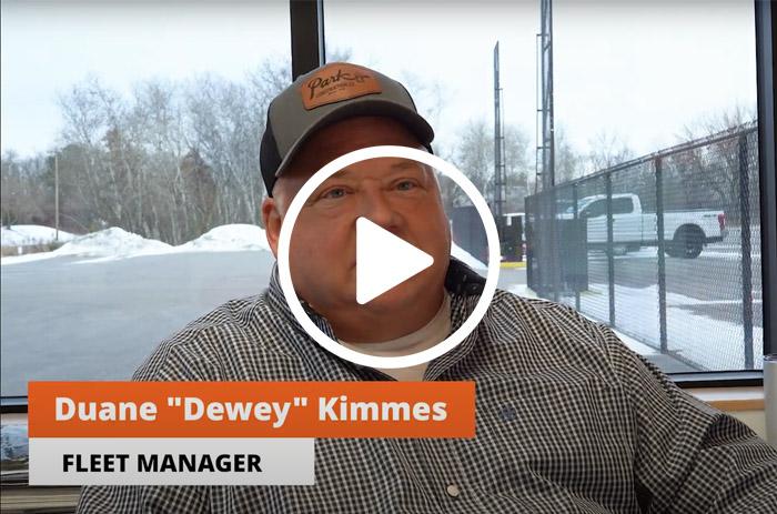 Fleet Manager Dewey Kimmes