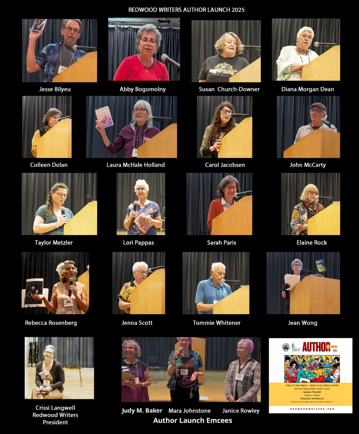 2025 Author Launch Compilation Poster