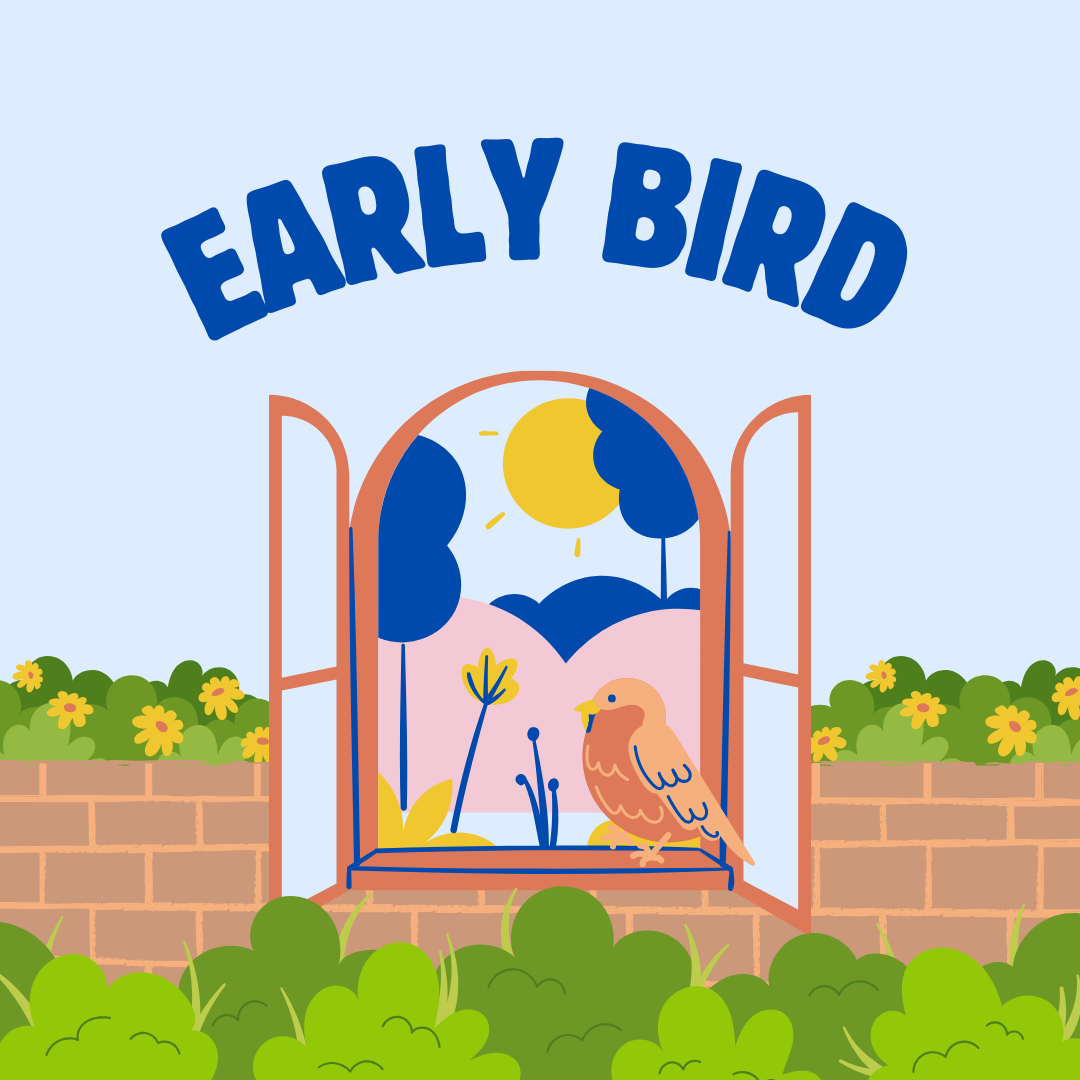 Register today for early bird savings! 🍌 🍎