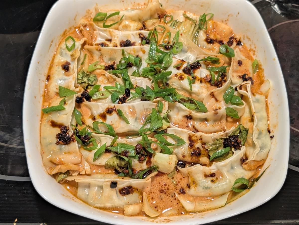 One pan dumplings 