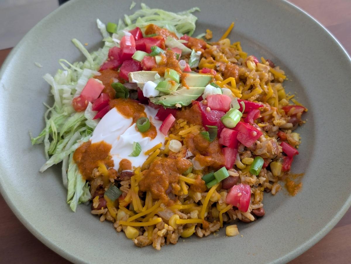 One Pot Burrito Bowl