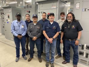 El Paso County Electrical Division Team: Robert Pintor and Greg Hamby, Wil Greene, Ross Flank, Chris Trujillo, Victor Villalobos, and Andre Vigil