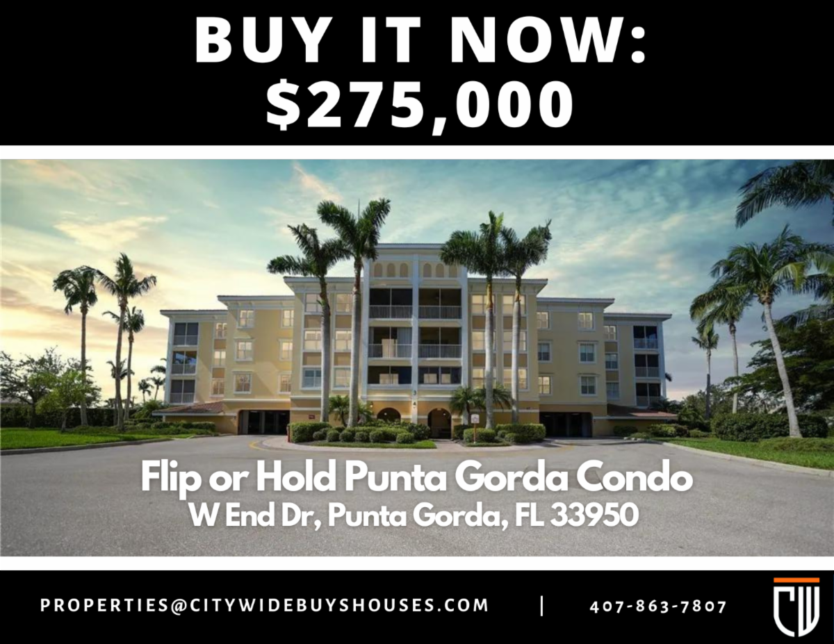 🏡 Punta Gorda Isles Gem 🔐 Furnished Flip or Hold Condo 💵 Price 275K 🛠