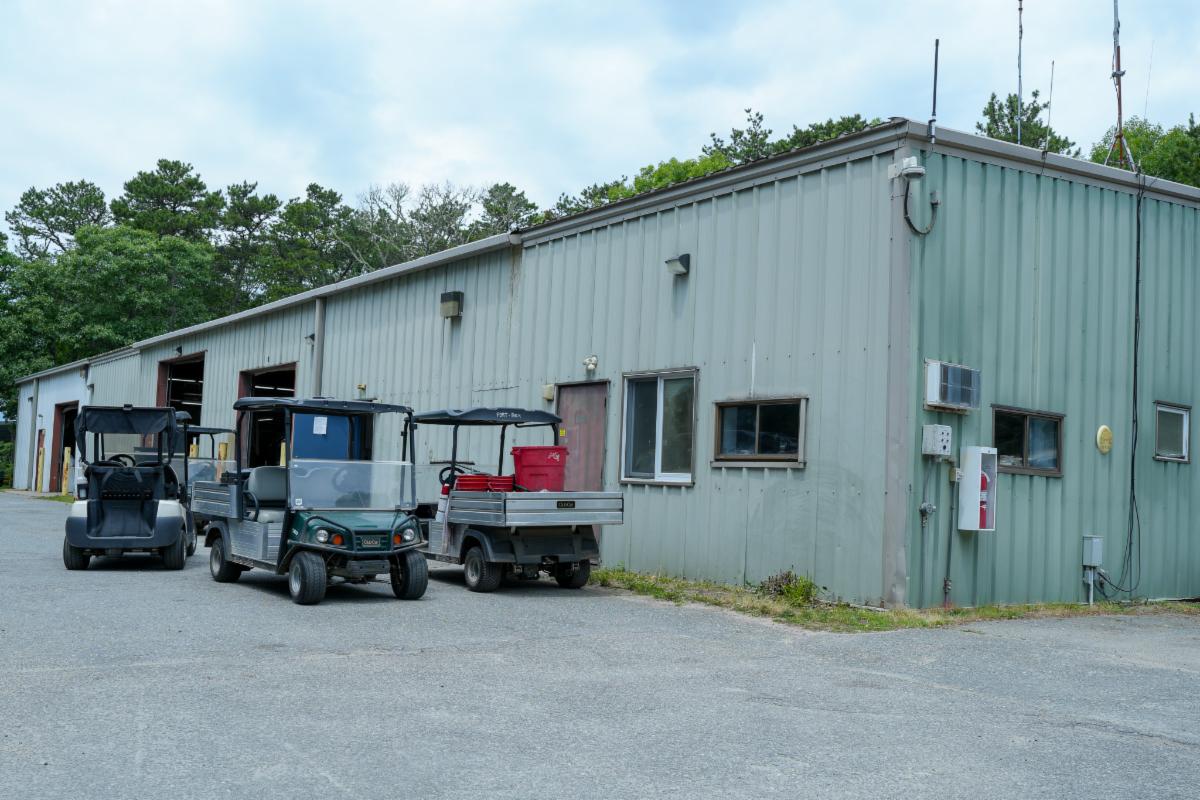Captains golf course maintenance building
