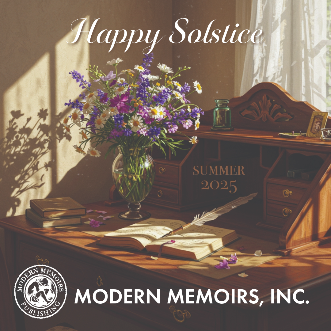 Summer solstice card design by Book Designer Nicole Miller