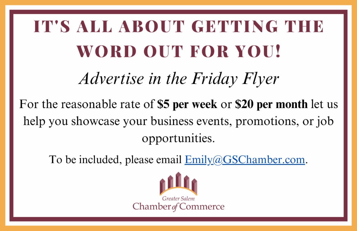It's the August 29th Chamber Brief